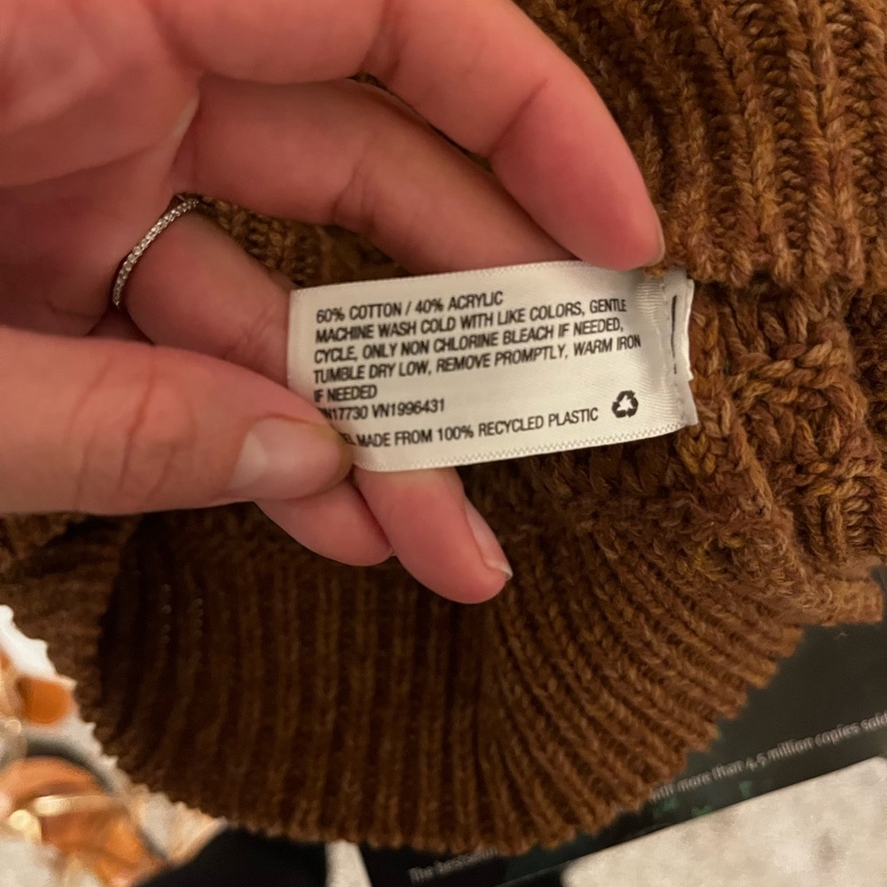 Universal Thread Chunky Knit Rust-Colored Sweater - Picture 4 of 4
